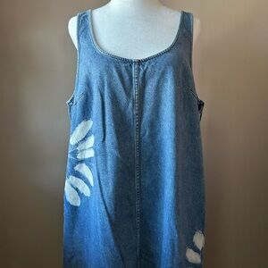 Madewell Blue Denim Scoopneck Mini Dress